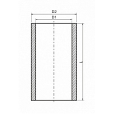 Втулка (полуфабрикат) d97. D107. L172